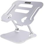 ADJ-LAPTOP-RISER ノートパソコンスタンド/アルミニウム製/耐荷重10kg/折りたたみ式/高さ&角度調整可能/安定性強化/放熱対策/ラップトップ ノートブックPC 台 StarTech.com