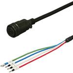 三菱電機J3/J2S対応電源ケーブル<直結><ストレートプラグ><固定> ダイヤトレンド