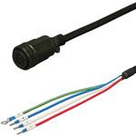 三菱電機J3/J2S対応電源ケーブル<直結><ストレートプラグ><固定> ダイヤトレンド