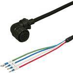 三菱電機J4/J3/J2S対応電源ケーブル<直結><アングルプラグ><反負荷側><可動> ダイヤトレンド