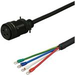 三菱電機J4/J3/J2S対応電源ケーブル<直結><ストレートプラグ><可動> ダイヤトレンド