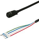 三菱電機J4/J3対応電源ケーブル<直結><ストレートプラグ><可動> ダイヤトレンド