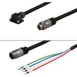 三菱電機J4/J3対応電源ケーブル<中継><アングルプラグ><反負荷側><可動> ダイヤトレンド