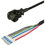 三菱電機J2S対応電源ケーブル電磁ブレーキ付き<直結><低背アングルプラグ><反負荷側><可動> ダイヤトレンド