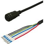 三菱電機J2S対応電源ケーブル電磁ブレーキ付き<直結><ストレートプラグ><可動> ダイヤトレンド