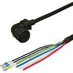 三菱電機J4/J3対応電源ケーブル電磁ブレーキ付き<直結><アングルプラグ><反負荷側><可動> ダイヤトレンド