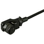 三菱電機J4/J3/J2S対応電源ケーブル電磁ブレーキ付き<直結><低背アングルプラグ><反負荷側><可動> ダイヤトレンド