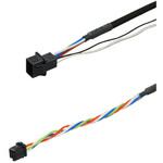 三菱電機J4対応電源ケーブル電磁ブレーキ付き<直結><コネクタ><可動><MR-J3W03PWBRCBL**M-A-H相当品> ダイヤトレンド