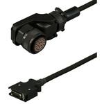 三菱電機J2S対応エンコーダケーブル<直結><低背アングルプラグ><反負荷側><可動> ダイヤトレンド