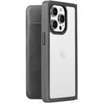 iPhone 14 Pro 軽量・背面クリアフラップケース 「Amake」 耐衝撃 薄型 マグネット仕様 ストラップホール付 LEPLUS NEXT