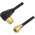 4K8K対応4C用L/F型アンテナケーブル(L型プラグ/F型コネクター) マックステル