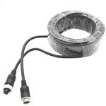 バックカメラ用4ピンオスーメスケーブル5m(12V/24V) BRIDGE