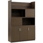 MKV-1218BS 国産役員用スライド扉付き書庫 カグクロ