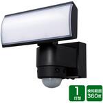 DSLD15C1 LEDセンサーライト 人感センサー 1灯型 明るい(750～1500lm) 屋外 防水IP44 角度調整可 防犯ライト DXアンテナ
