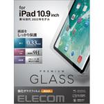 TB-A22RFLGG iPad 10.9インチ 第 10 世代 用 ガラスフィルム 高透明 強化ガラス 表面硬度9H 指紋防止 飛散防止 エアーレス エレコム