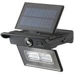 LEDセンサーライト ソーラー式 パネル折りたたみ オーム電機