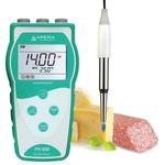 PH850-SS PH850-SS 食品関係のチーズ、フルーツ、バター、肉類などの品質管理向け ポータブル式pH計 LanSen 753標準付属 Apera Instruments(アペラインスツルメンツ)