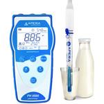 PH8500-DP PH8500-DP データ管理機能付き 乳製品と液体食品向け ポータブル式pH計 LabSen 823 標準付属 Apera Instruments(アペラインスツルメンツ)