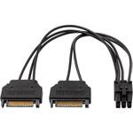 PCI Express6ピン用電源変換ケーブル アイネックス