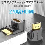 HDMI270度オス-メスアダプター VENTION