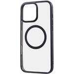 RT-P49MG3/BM iPhone 16 Pro Max Like standard MagSafe対応 マグネットアクセサリー対応 衝撃吸収 バンパー マット メタリック ハイブリッドケース / ブラック レイ・アウト