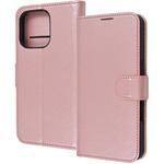 RT-P47ELC1/P iPhone 16 Pro Like standard 耐衝撃 マグネットベルト シンプル 手帳型レザーケース / シャイニーピンク レイ・アウト