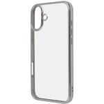 RT-P48CC16/SVM iPhone 16 Plus Like standard 衝撃吸収 バンパー メタリック ハイブリッドケース / シルバー レイ・アウト