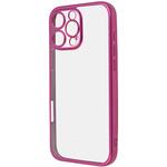 RT-P49PFC2/MM iPhone 16 Pro Max Like standard 精密設計 カメラ保護 衝撃吸収 バンパー メタリック TPUソフトケース / マゼンタ レイ・アウト