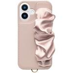 UNI-CSIP24M-2CSPK Classy Scrunchie Case for iPhone 16 (pink) ユニケース