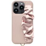 UNI-CSIP24MP-2CSPK Classy Scrunchie Case for iPhone 16 Pro (pink) ユニケース