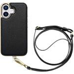 UNI-CSIP24M-2CBBK Cross Body Case Duo for iPhone 16 (black) ユニケース