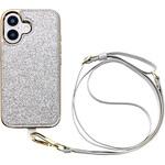 UNI-CSIP24M-2CBSS Cross Body Case Duo for iPhone 16 (shine silver) ユニケース