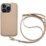 UNI-CSIP24MP-2CBGG Cross Body Case Duo for iPhone 16 Pro (greige) ユニケース