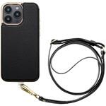 UNI-CSIP24LP-2CBBK Cross Body Case Duo for iPhone 16 Pro Max (black) ユニケース