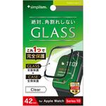 TR-AW2443-GLPC-CCCL Apple Watch 42mm Series 10 高透明 ガラス一体型PCケース クリア トリニティ