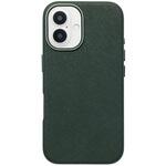 UNI-CSIP24L-2MPGN Mag Plain Case for iPhone 16 Plus (green) ユニケース