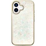 UNI-CSIP24M-0GSGD Glass Shell Case for iPhone 16 (gold) ユニケース