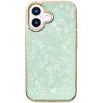 UNI-CSIP24M-0GSMT Glass Shell Case for iPhone 16 (mint) ユニケース