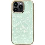 UNI-CSIP24LP-0GSMT Glass Shell Case for iPhone 16 Pro Max (mint) ユニケース