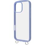 RT-P49CMD1/PA iPhone 16 Pro Max Like standard Puffull 耐衝撃 バンパー ストラップ金具付き ハイブリッドケース / ペールブルー レイ・アウト