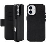 UNI-CSDIP24M-2MFBK 2Way Mag Flip Case for iPhone 16 (black) ユニケース