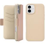UNI-CSDIP24L-2MFPK 2Way Mag Flip Case for iPhone 16 Plus (pink) ユニケース