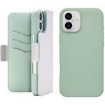 UNI-CSDIP24L-2MFGY 2Way Mag Flip Case for iPhone 16 Plus (gray) ユニケース