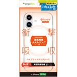 TR-IP24L2-TTMS-CLWT iPhone 16 Plus [Turtle] MagSafe対応 ハイブリッドクリアケース ホワイトリング トリニティ