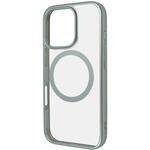 RT-P47MG3/LGM iPhone 16 Pro Like standard MagSafe対応 マグネットアクセサリー対応 衝撃吸収 バンパー マット メタリック ハイブリッドケース / ライトグリーン レイ・アウト