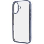 RT-P46CC16/LAM iPhone 16 Like standard 衝撃吸収 バンパー メタリック ハイブリッドケース / ライトブルー レイ・アウト