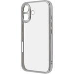 RT-P46PFC2/SVM iPhone 16 Like standard 精密設計 カメラ保護 衝撃吸収 バンパー メタリック TPUソフトケース / シルバー レイ・アウト