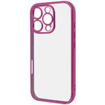 RT-P47PFC2/MM iPhone 16 Pro Like standard 精密設計 カメラ保護 衝撃吸収 バンパー メタリック TPUソフトケース / マゼンタ レイ・アウト
