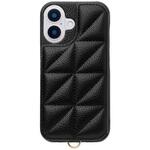 UNI-CSIP24M-2TPBK Triangle Puffy Case for iPhone 16 (black) ユニケース
