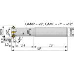 面取り加工用エンドミル EASD05 タンガロイ